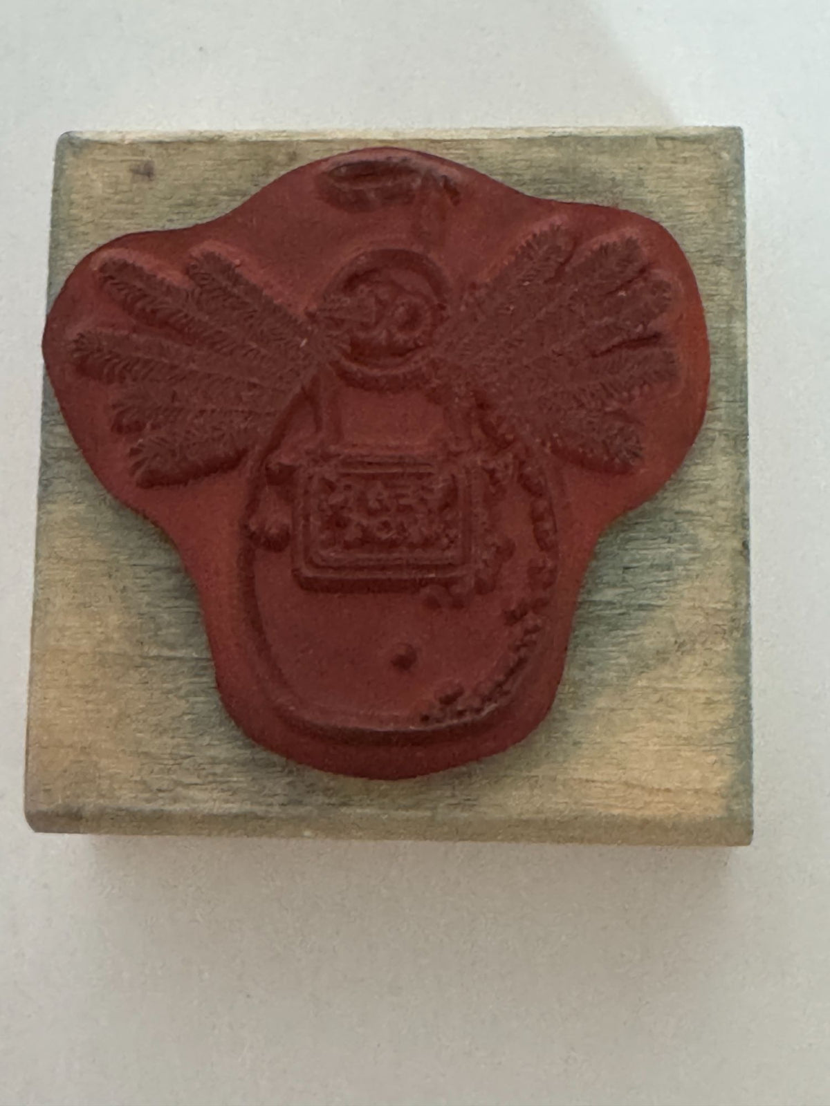 Uptown Rubber Stamp Fear Not Snowman Christmas Card Making Craft Wood Mounted