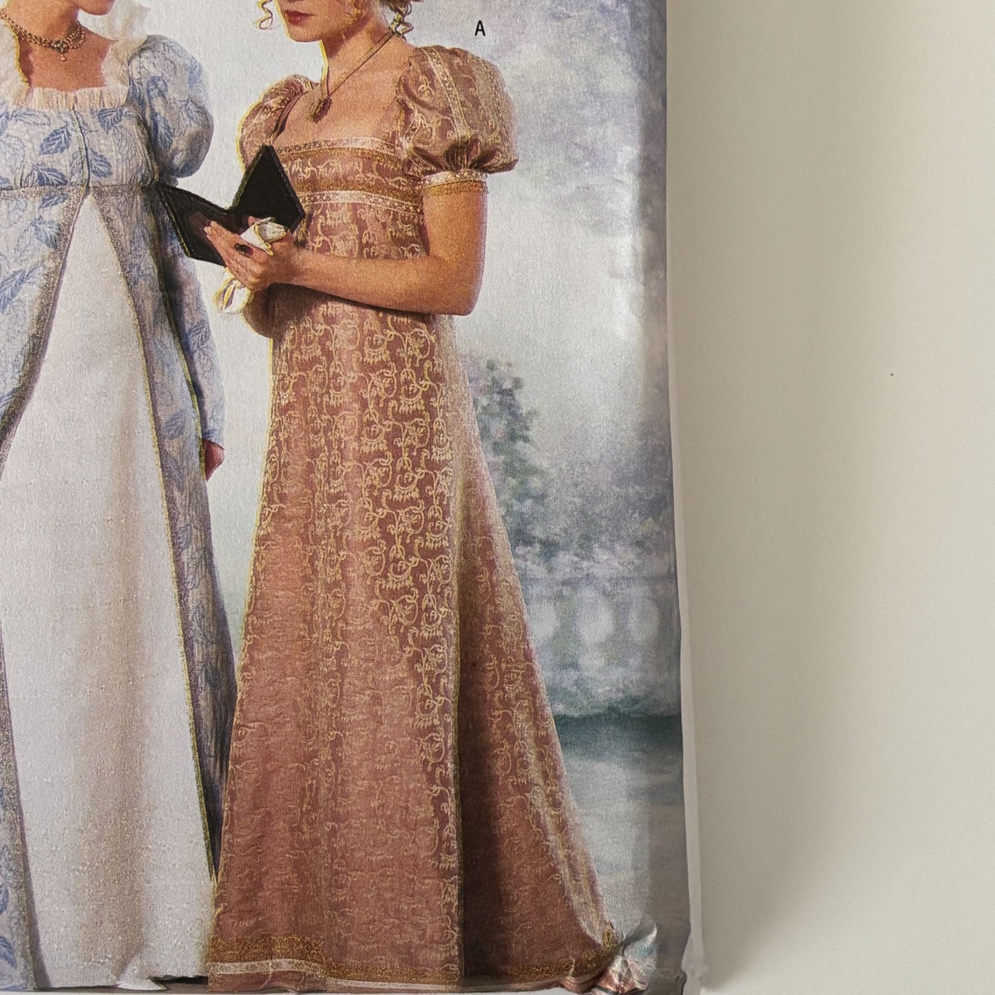 Butterick Sewing Pattern 6630 Regency Coat Dress Making History 18-22 Uncut Empire Waist Gown