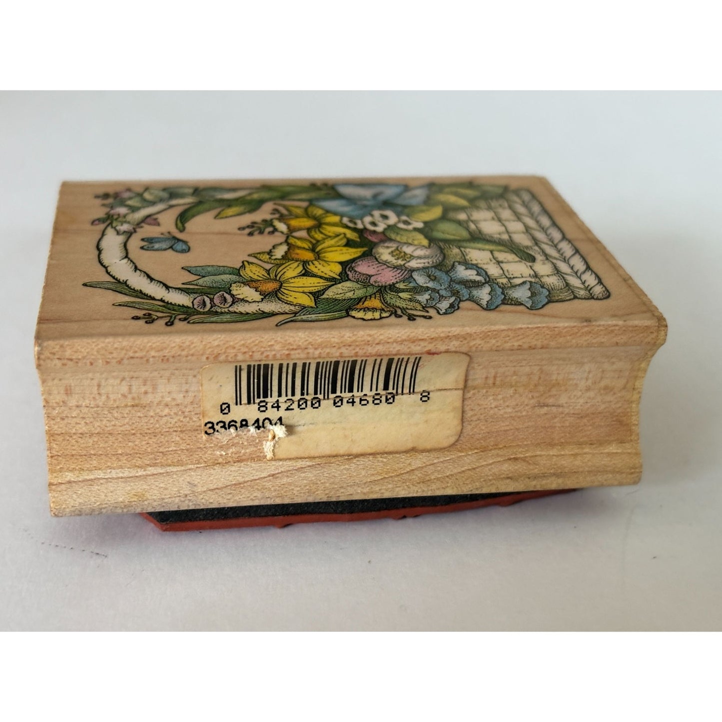All Night Media Rubber Stamp Spring Bouquet Easter Basket Flowers Cardmaking