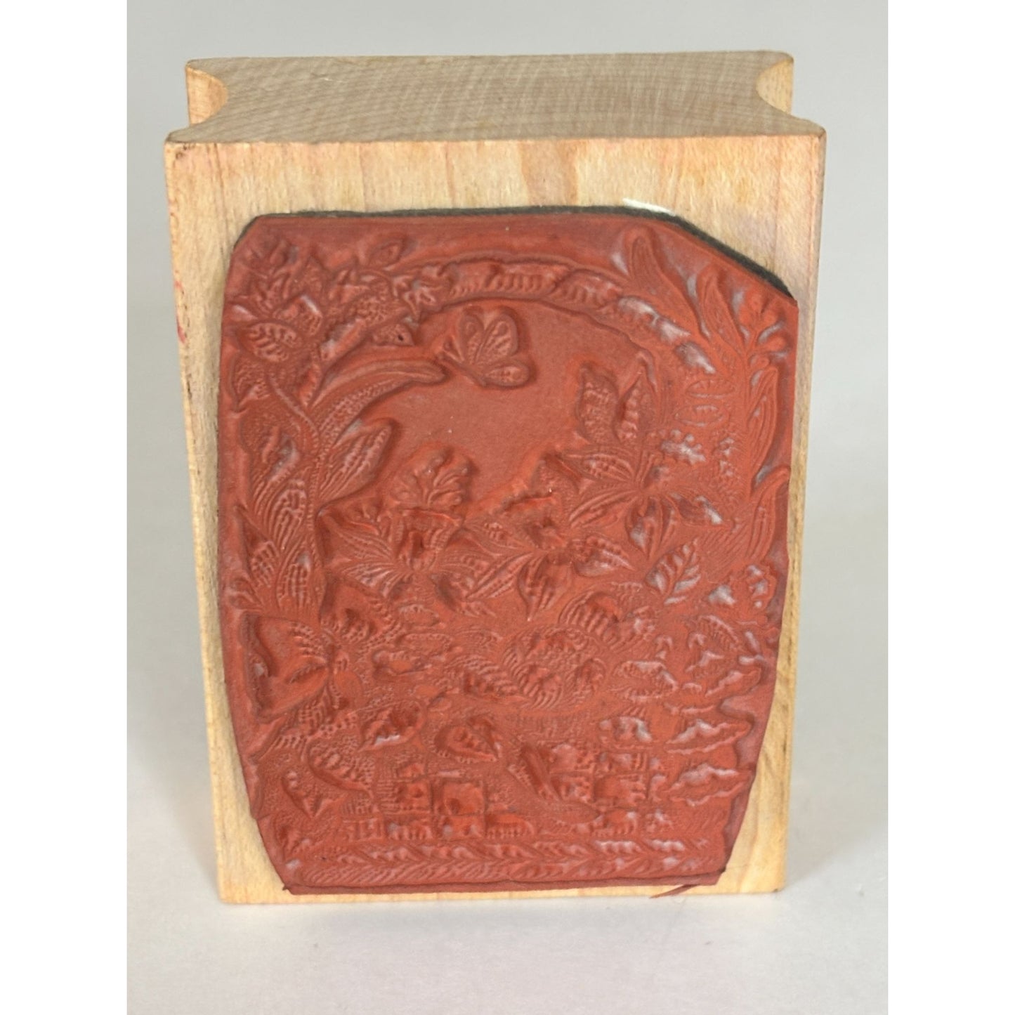 All Night Media Rubber Stamp Spring Bouquet Easter Basket Flowers Cardmaking