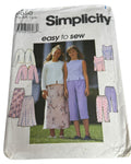 Simplicity Sewing Pattern 8550 Girls Jacket Top Skirt Pants Sizes 7 8 10 Easy UC