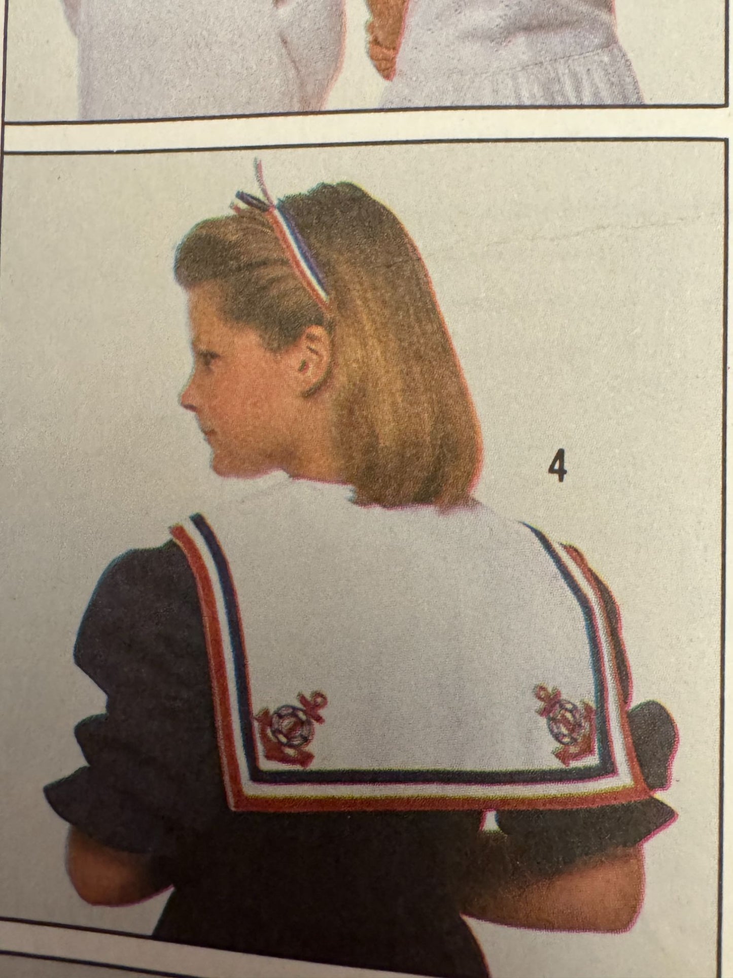 Simplicity Pattern 8972 Misses and Girls Collars 1980s Accessory Club Vintage