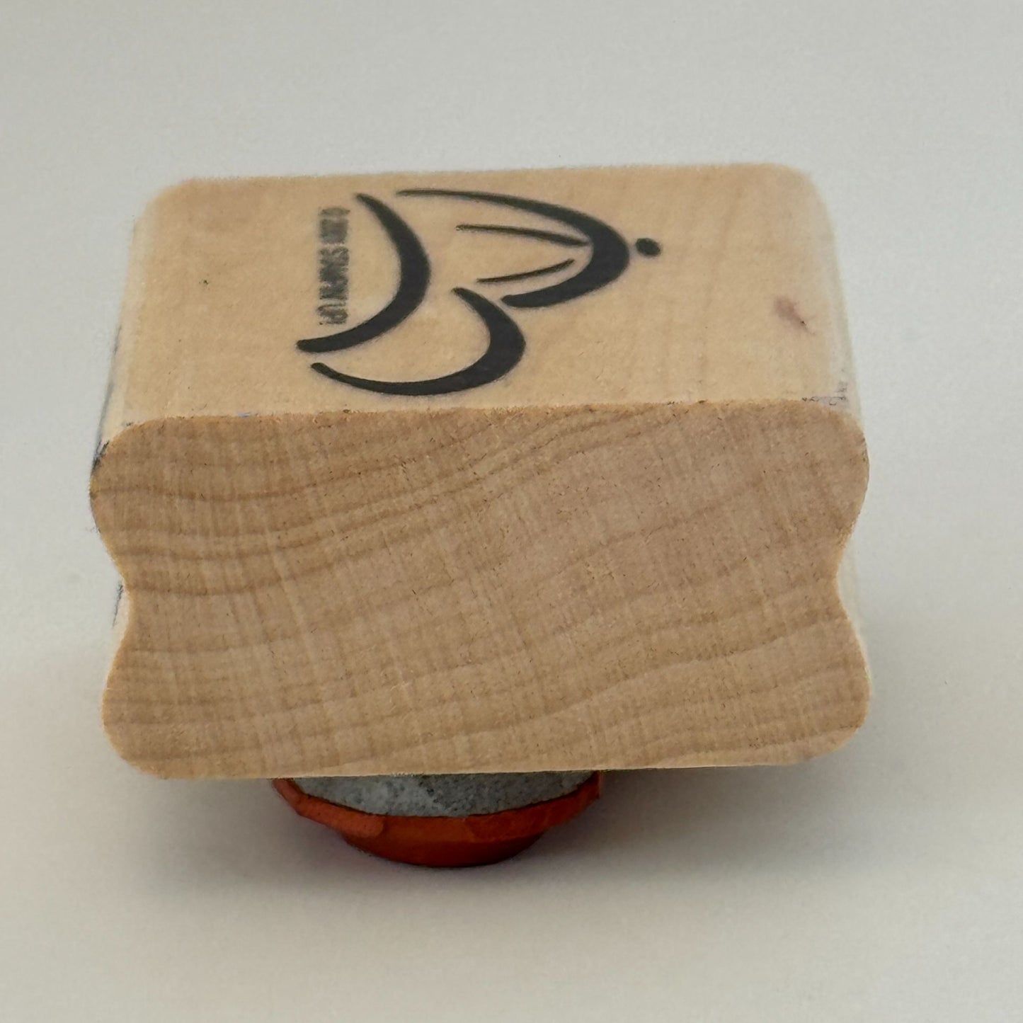Stampin Up Rubber Stamp Baseball Hat Cap Fashion Card Making Craft Wood Mounted