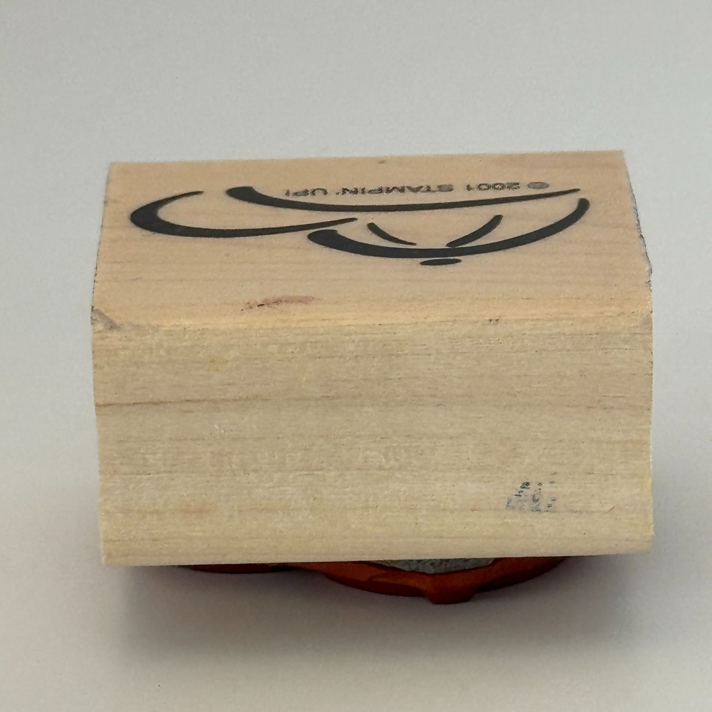 Stampin Up Rubber Stamp Baseball Hat Cap Fashion Card Making Craft Wood Mounted