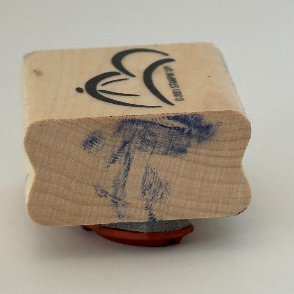 Stampin Up Rubber Stamp Baseball Hat Cap Fashion Card Making Craft Wood Mounted