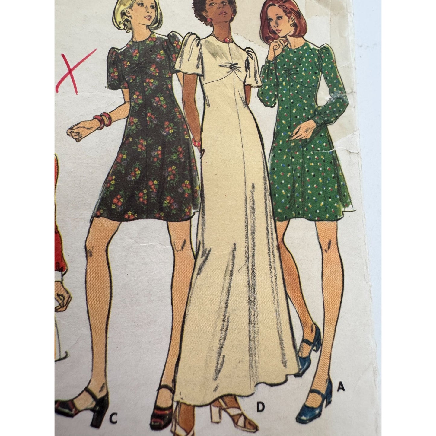 Butterick Sewing Pattern 3434 Slightly Flared Dress Size 14 Bust 36 Uncut 1970s