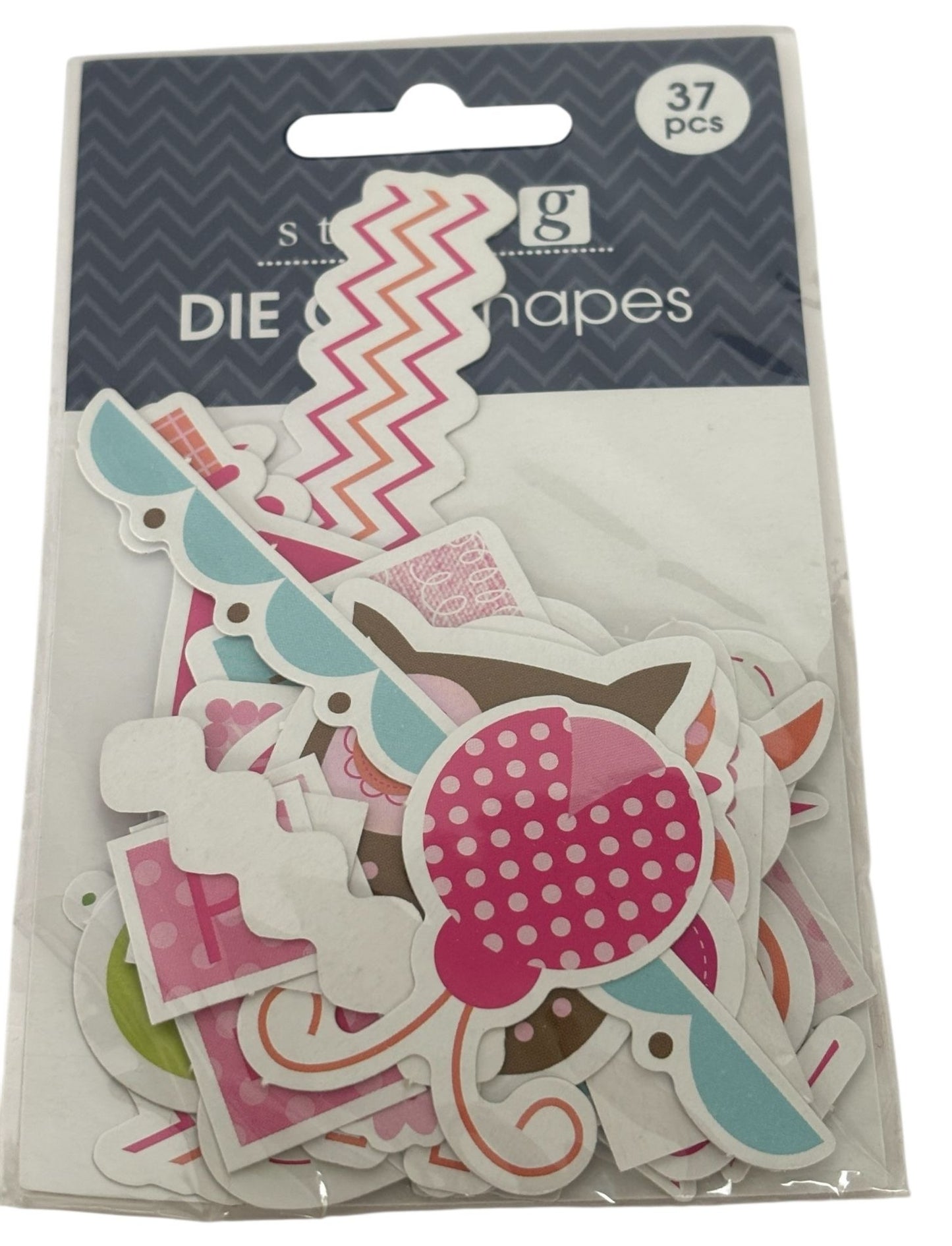 Studio G Die Cut Shapes 37 Pieces Owl Paper Crafting Scrapbooking Embellishment