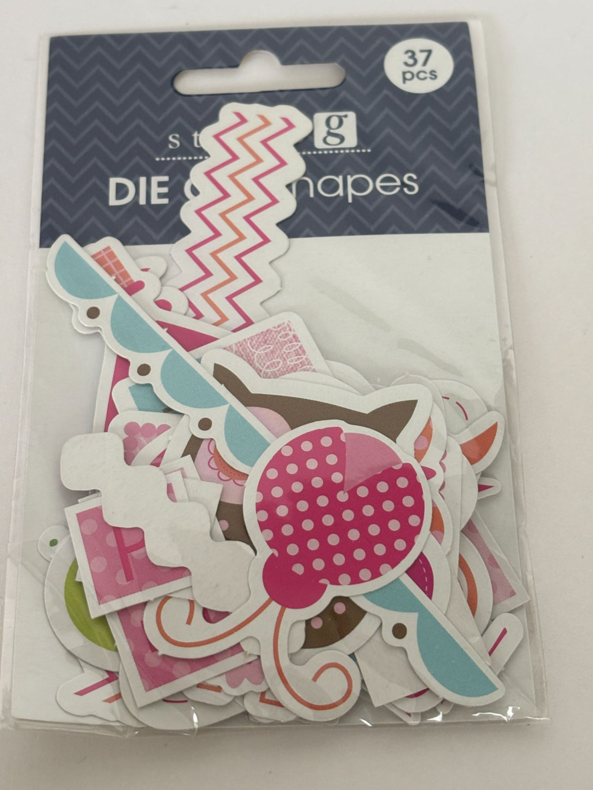 Studio G Die Cut Shapes 37 Pieces Owl Paper Crafting Scrapbooking Embellishment