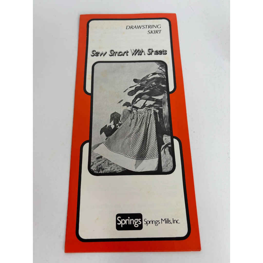 Spring Mills Sewing Patterns Sew Smart with Sheets Tunic Top Drawstring Skirt