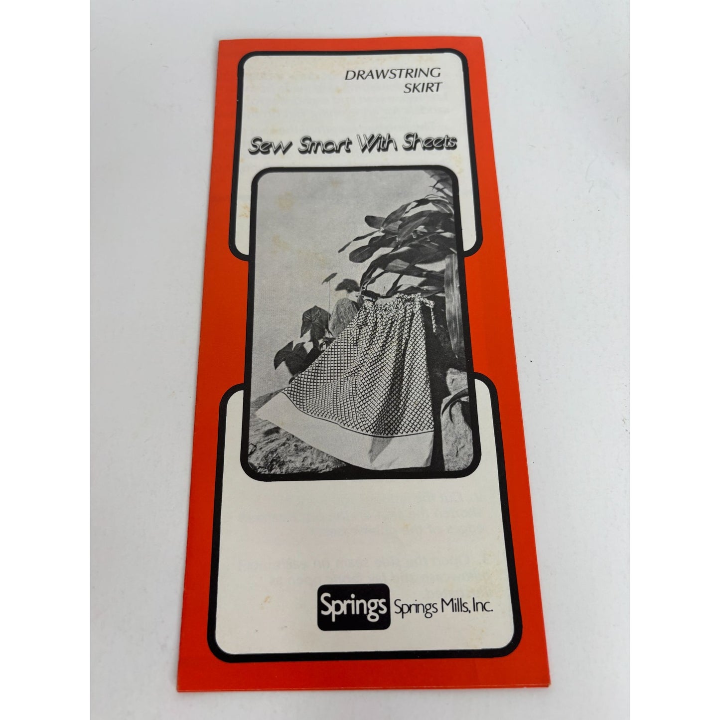 Spring Mills Sewing Patterns Sew Smart with Sheets Tunic Top Drawstring Skirt