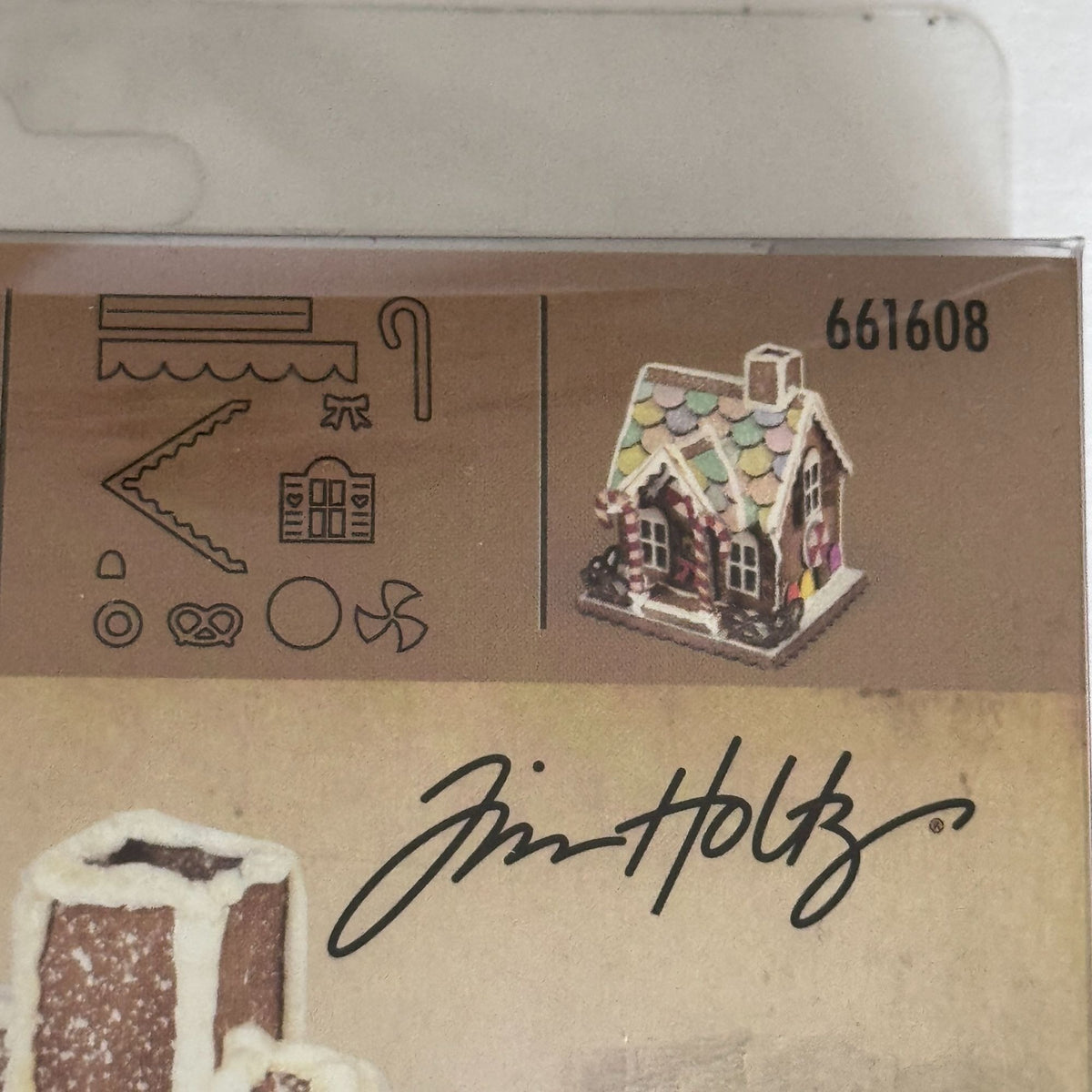 Sizzix Tim Holtz Bigz Die Village Gingerbread House Decorations 661608 Christmas Candy Cottage Alterations