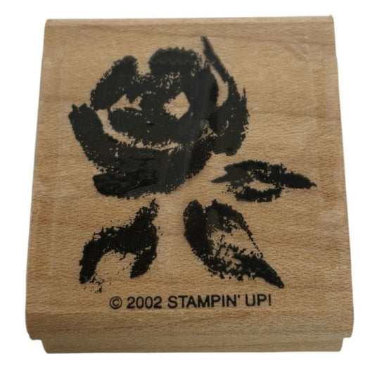 Stampin Up Rubber Stamp Watercolor Rose Flower Mothers Day Garden Card Making