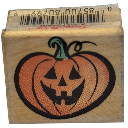 Hero Arts Rubber Stamp Pumpkin Jack-O-Lantern Halloween Craft Card Making Fall