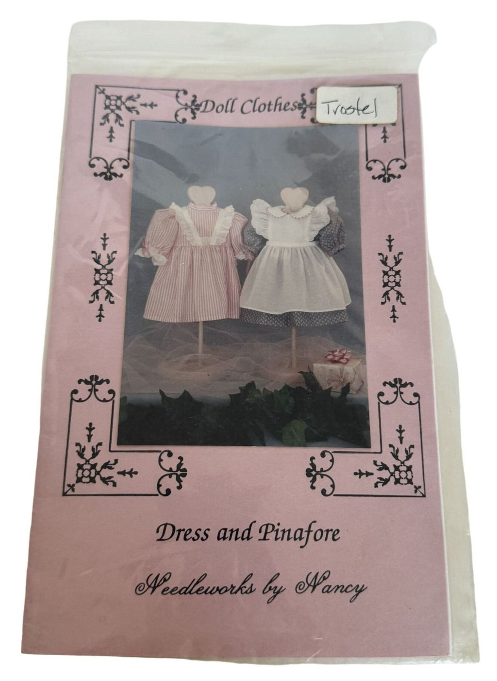 Needleworks By Nancy Sewing Pattern Doll Clothes Clothing Dress Pinafore 18 inch