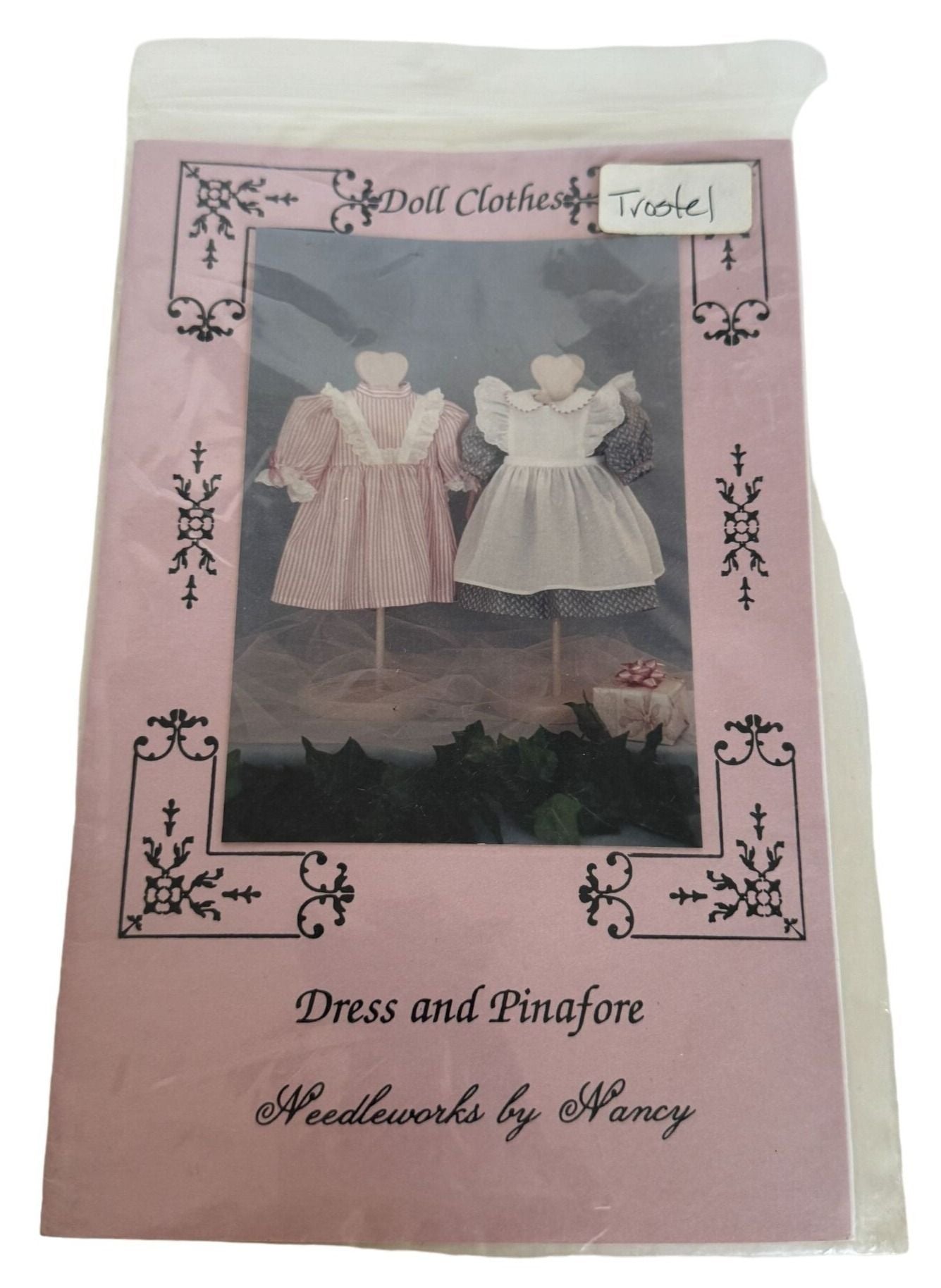 Needleworks By Nancy Sewing Pattern Doll Clothes Clothing Dress Pinafore 18 inch