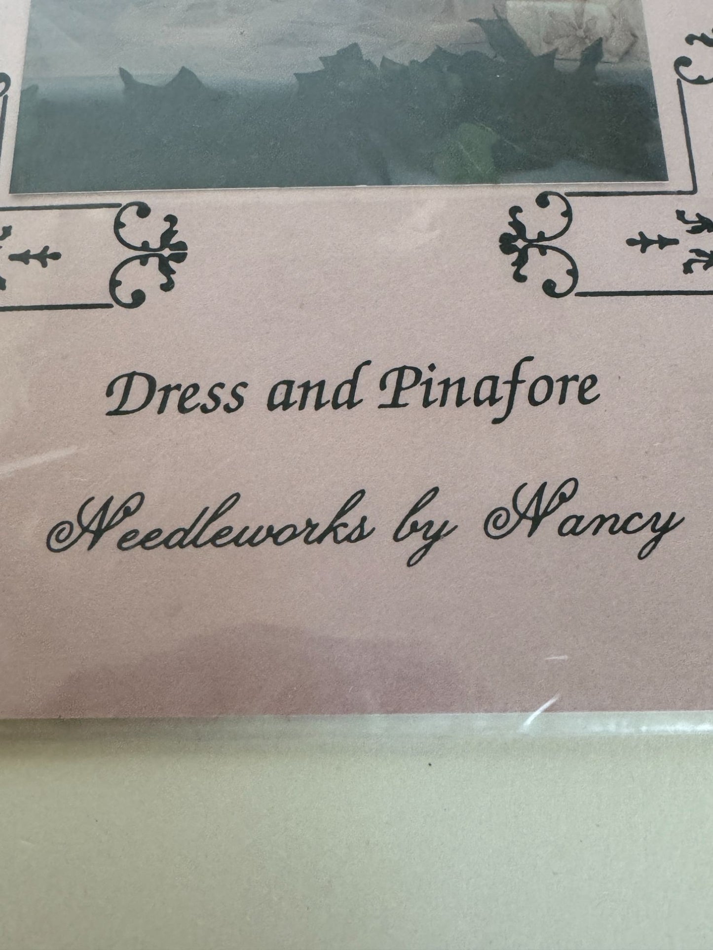 Needleworks By Nancy Sewing Pattern Doll Clothes Clothing Dress Pinafore 18 inch