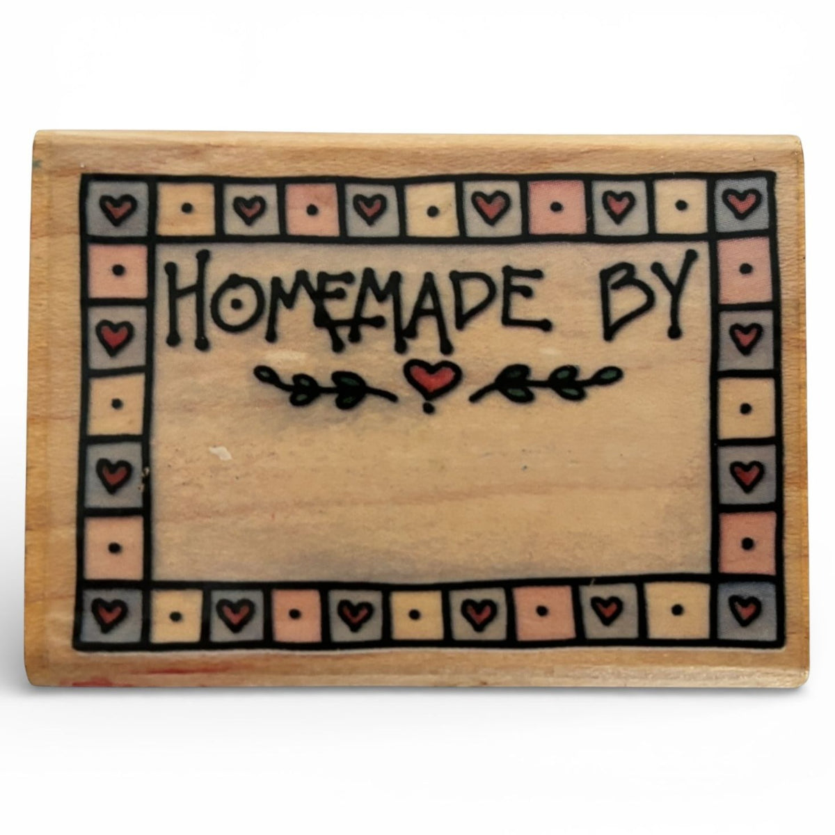 Rubber Stampede Rubber Stamp Homemade By Label Craft Baking Gift Tag Cardmaking