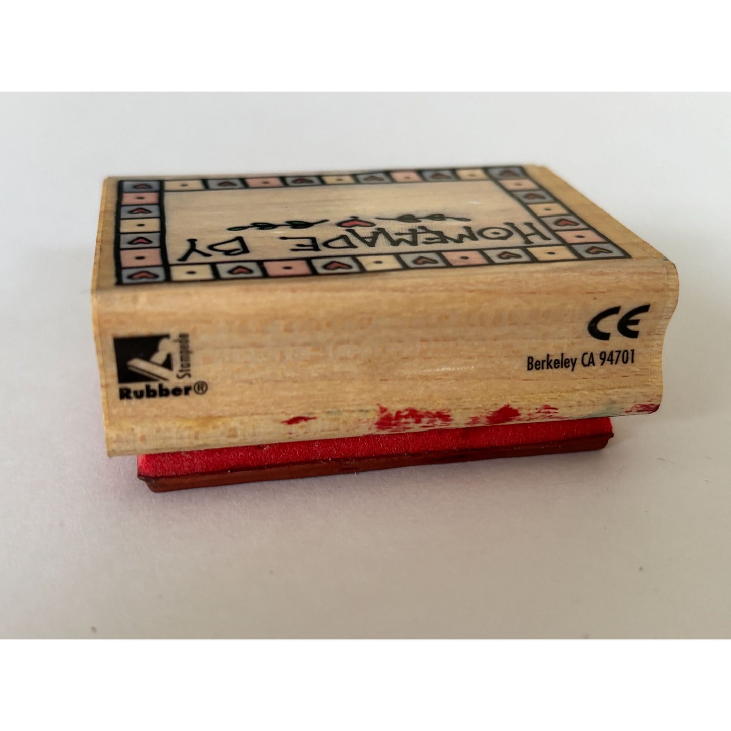 Rubber Stampede Rubber Stamp Homemade By Label Craft Baking Gift Tag Cardmaking