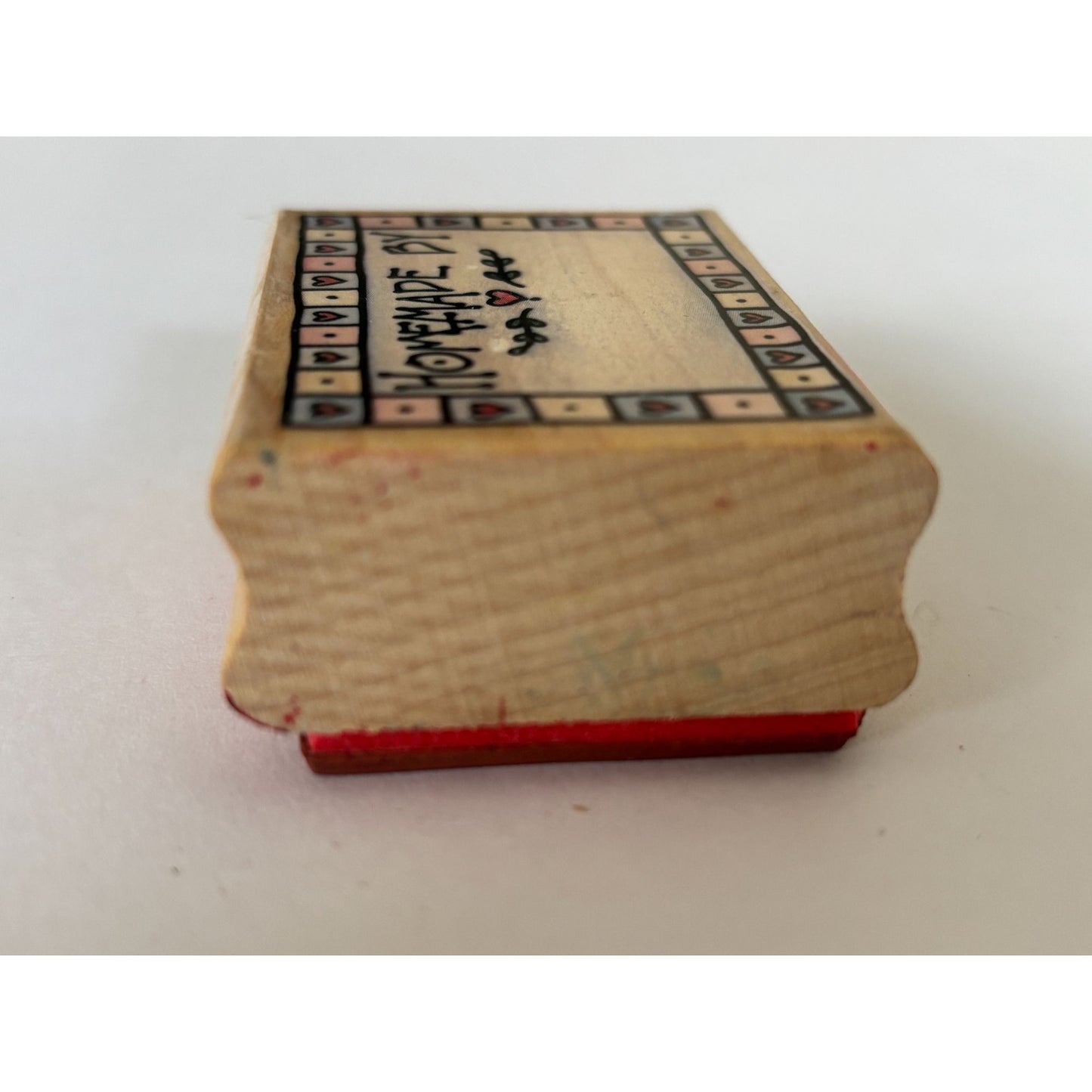 Rubber Stampede Rubber Stamp Homemade By Label Craft Baking Gift Tag Cardmaking