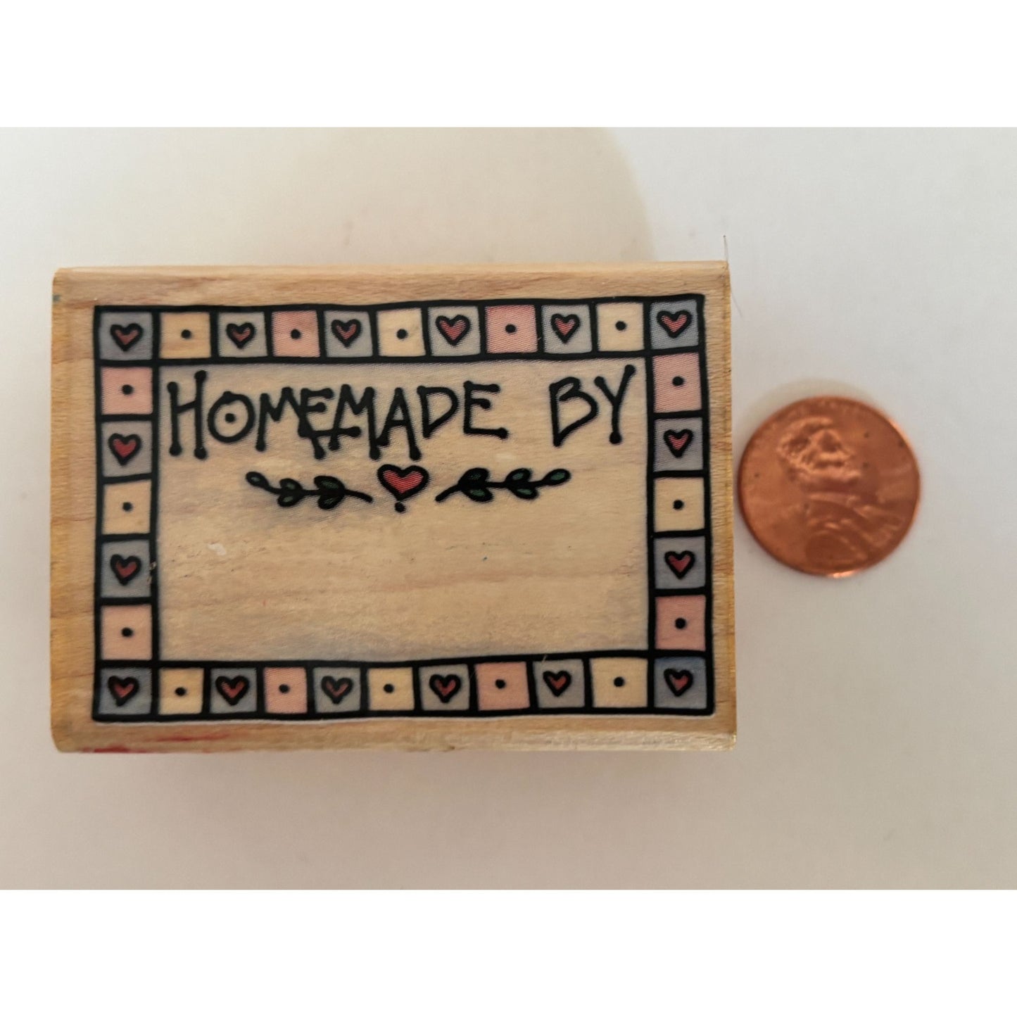 Rubber Stampede Rubber Stamp Homemade By Label Craft Baking Gift Tag Cardmaking