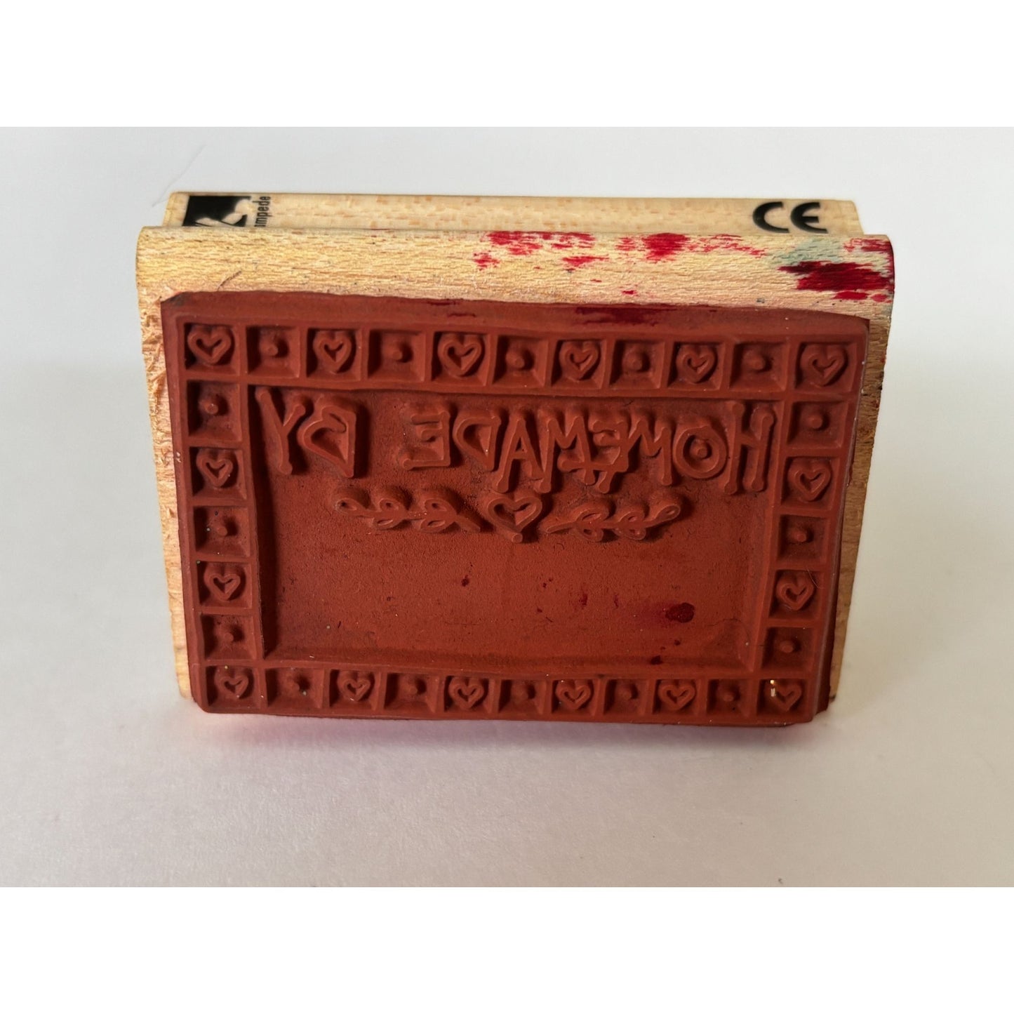 Rubber Stampede Rubber Stamp Homemade By Label Craft Baking Gift Tag Cardmaking