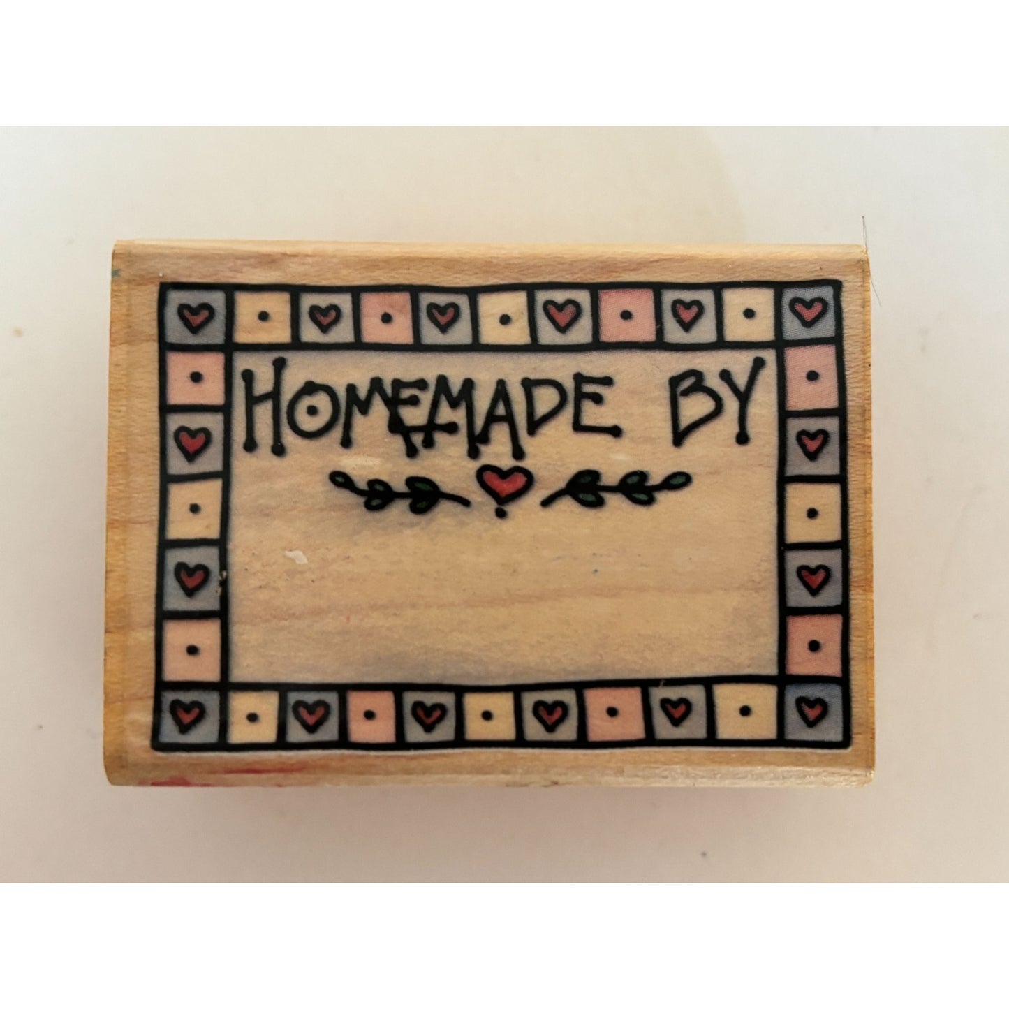 Rubber Stampede Rubber Stamp Homemade By Label Craft Baking Gift Tag Cardmaking