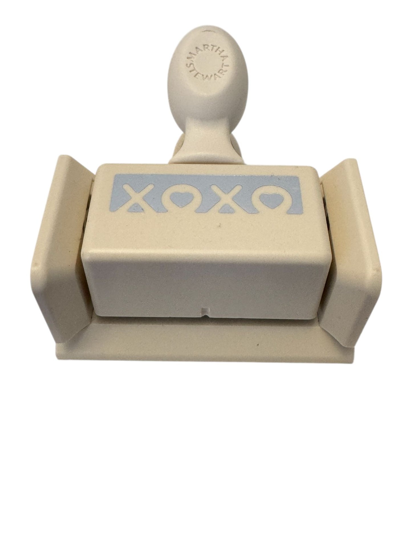 Martha Stewart Edge Punch XOXO Love Hugs Kiss Paper Craft Valentine Card Making