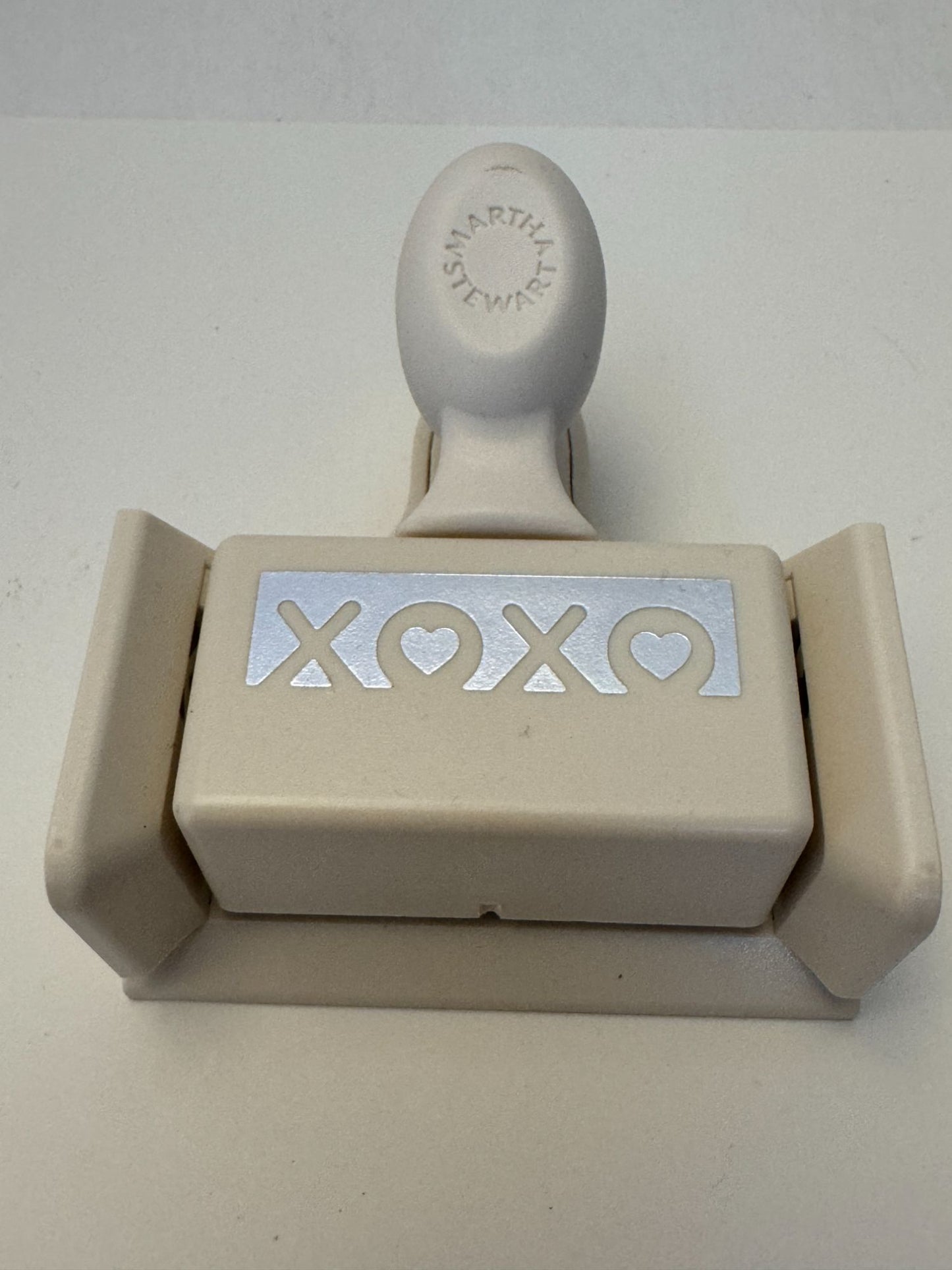 Martha Stewart Edge Punch XOXO Love Hugs Kiss Paper Craft Valentine Card Making