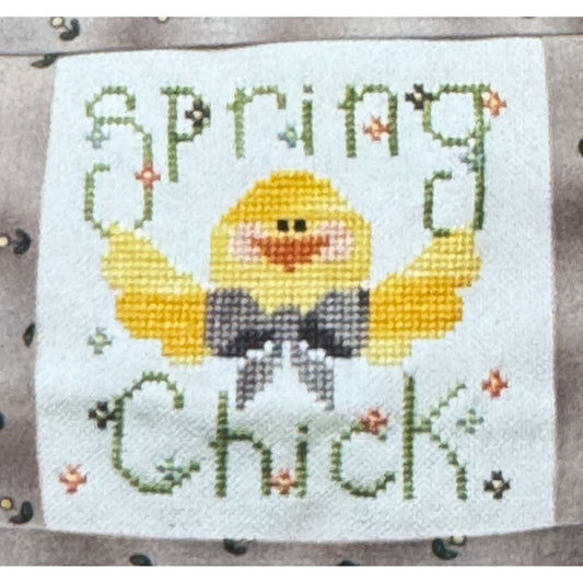 Waxing Moon Designs Cross Stitch Pattern Spring Chick Easter Special Edition