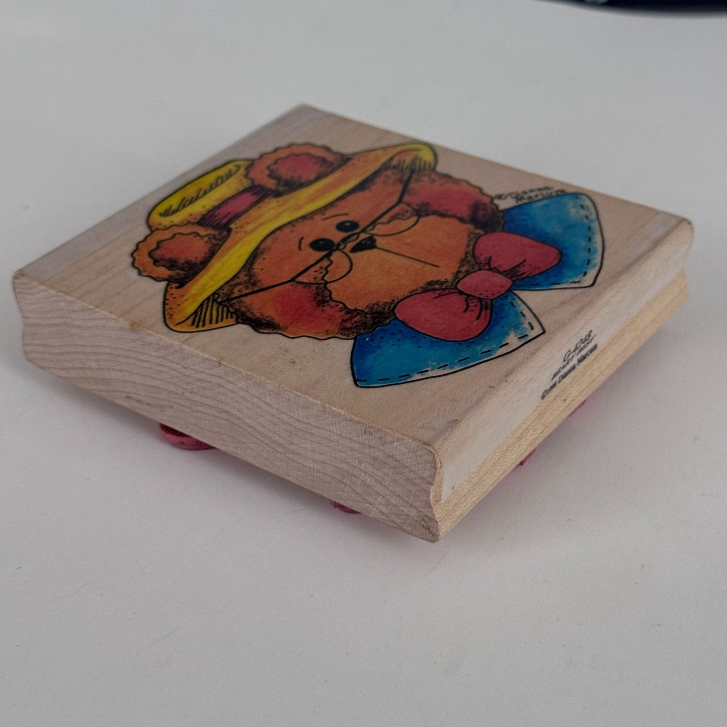 Stampassions Rubber Stamp Beary Best Teddy Bear Grandpa Cardmaking Dianna Marcum