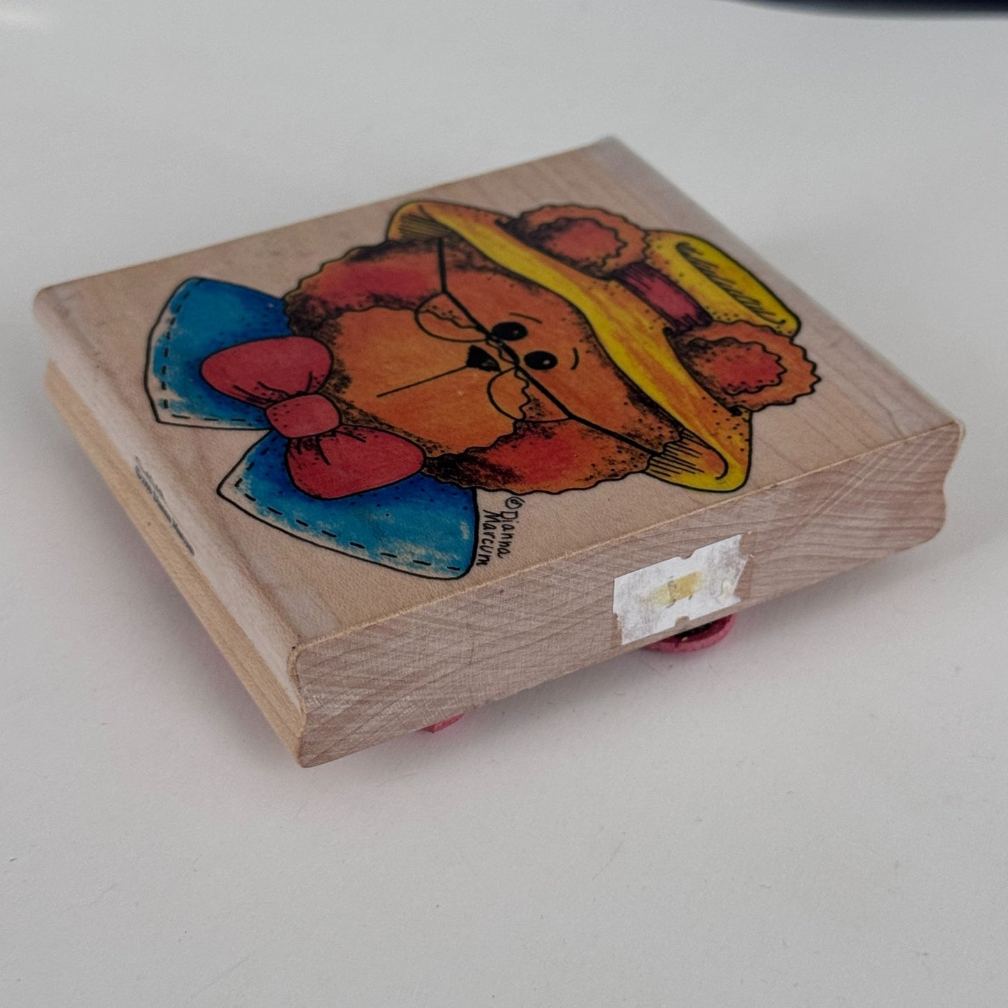 Stampassions Rubber Stamp Beary Best Teddy Bear Grandpa Cardmaking Dianna Marcum