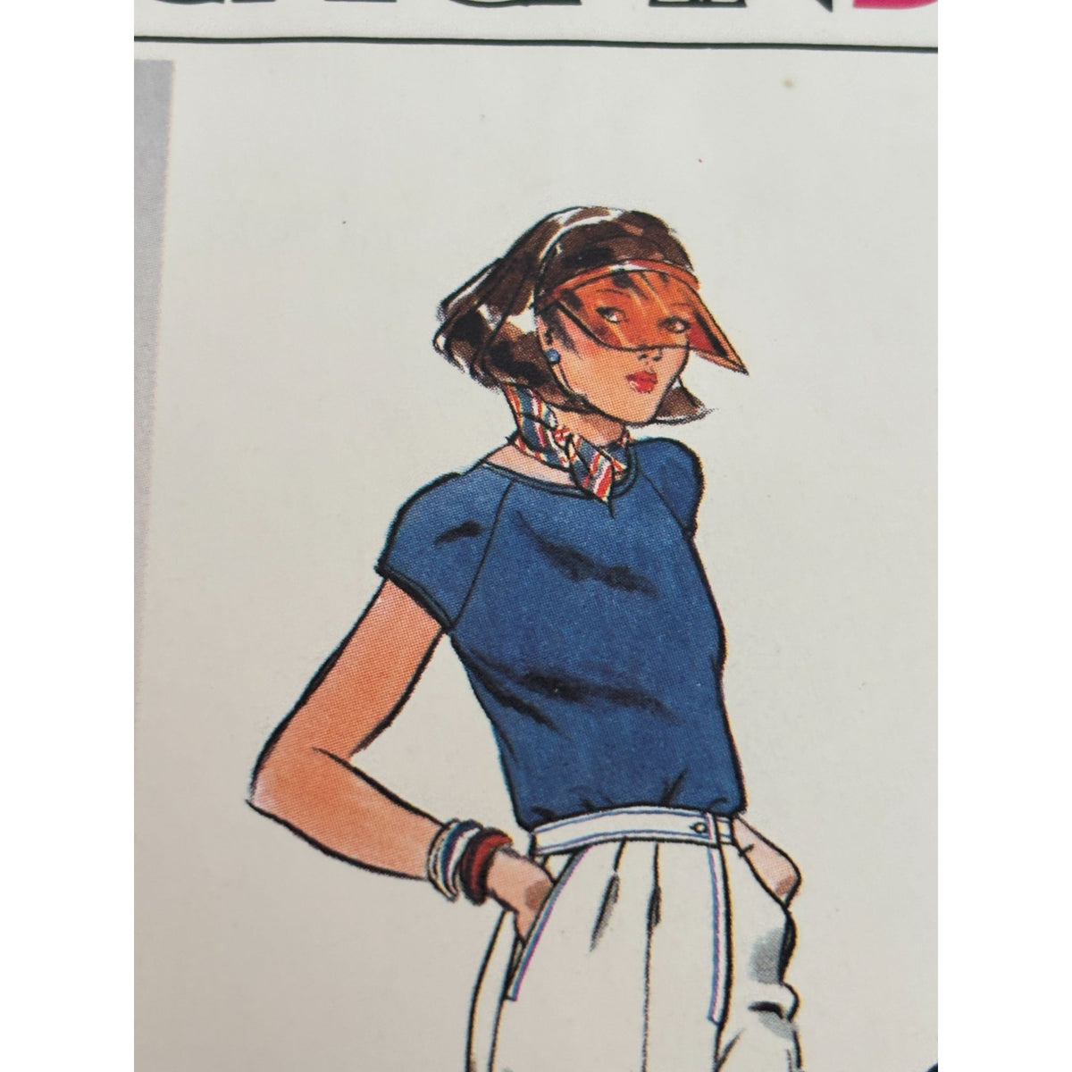 Vogue American Designer Sewing Pattern 1478 Anne Klein 1970s Jacket Pants Skirt 8 Uncut