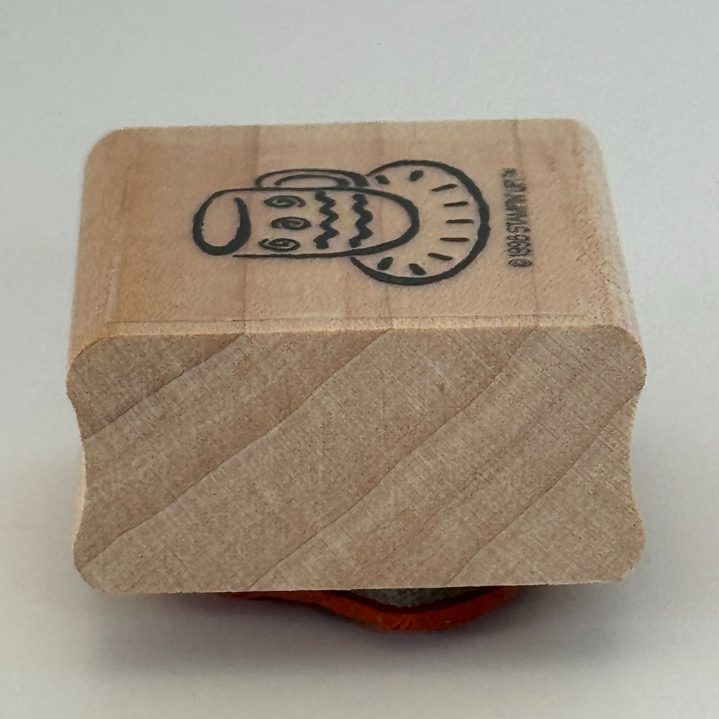 Stampin Up Rubber Stamp Tea Party Invitation Cup Teacup Drink Coffee Cardmaking