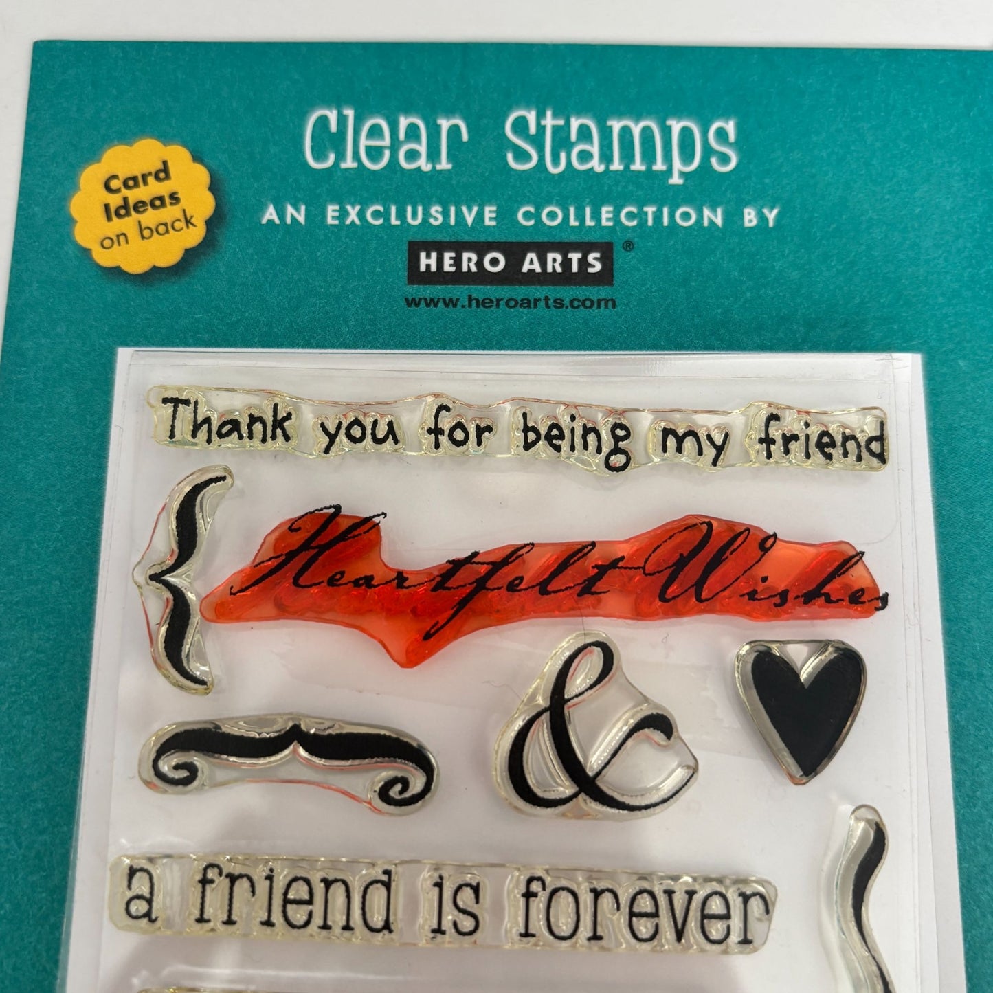 Hero Arts Clear Stamp Sets Friendship Card Making Sentiments Bird Here is a Hug