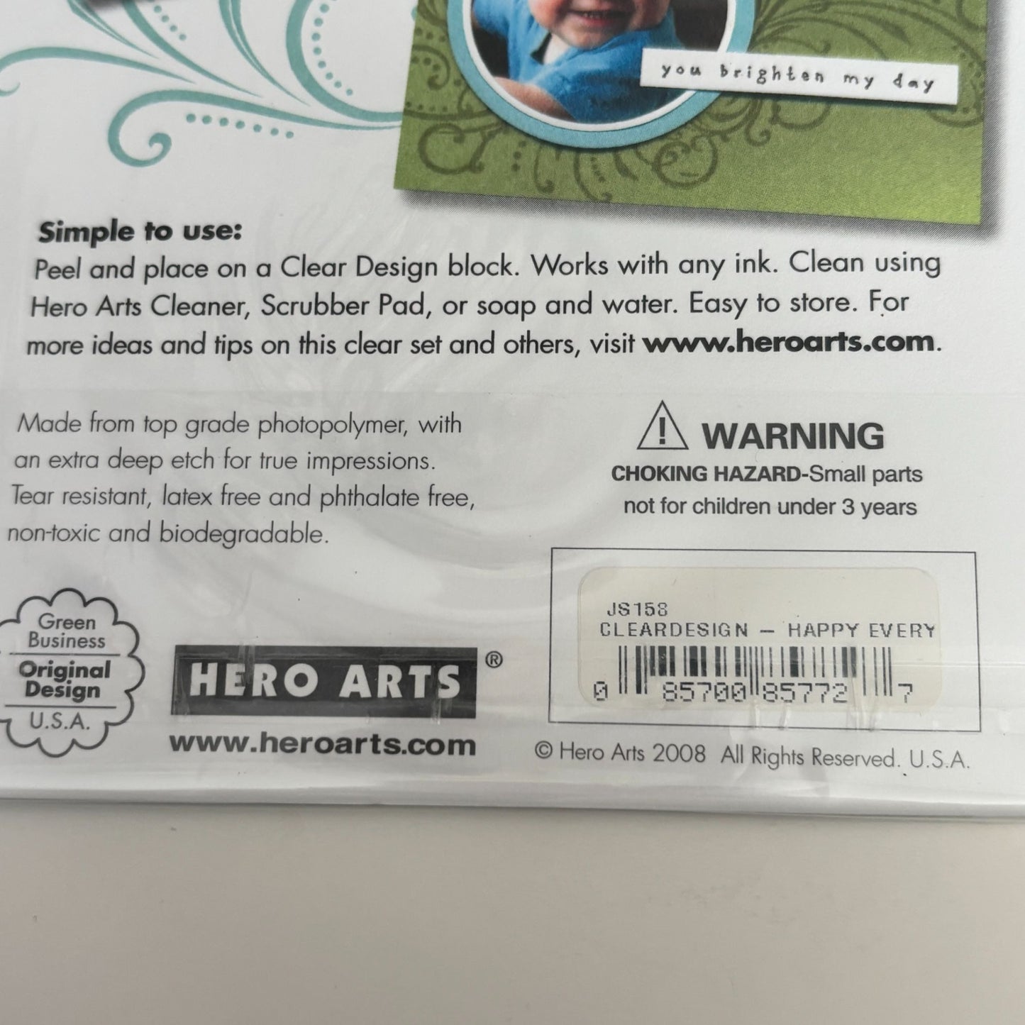Hero Arts Clear Stamp Sets Friendship Card Making Sentiments Bird Here is a Hug