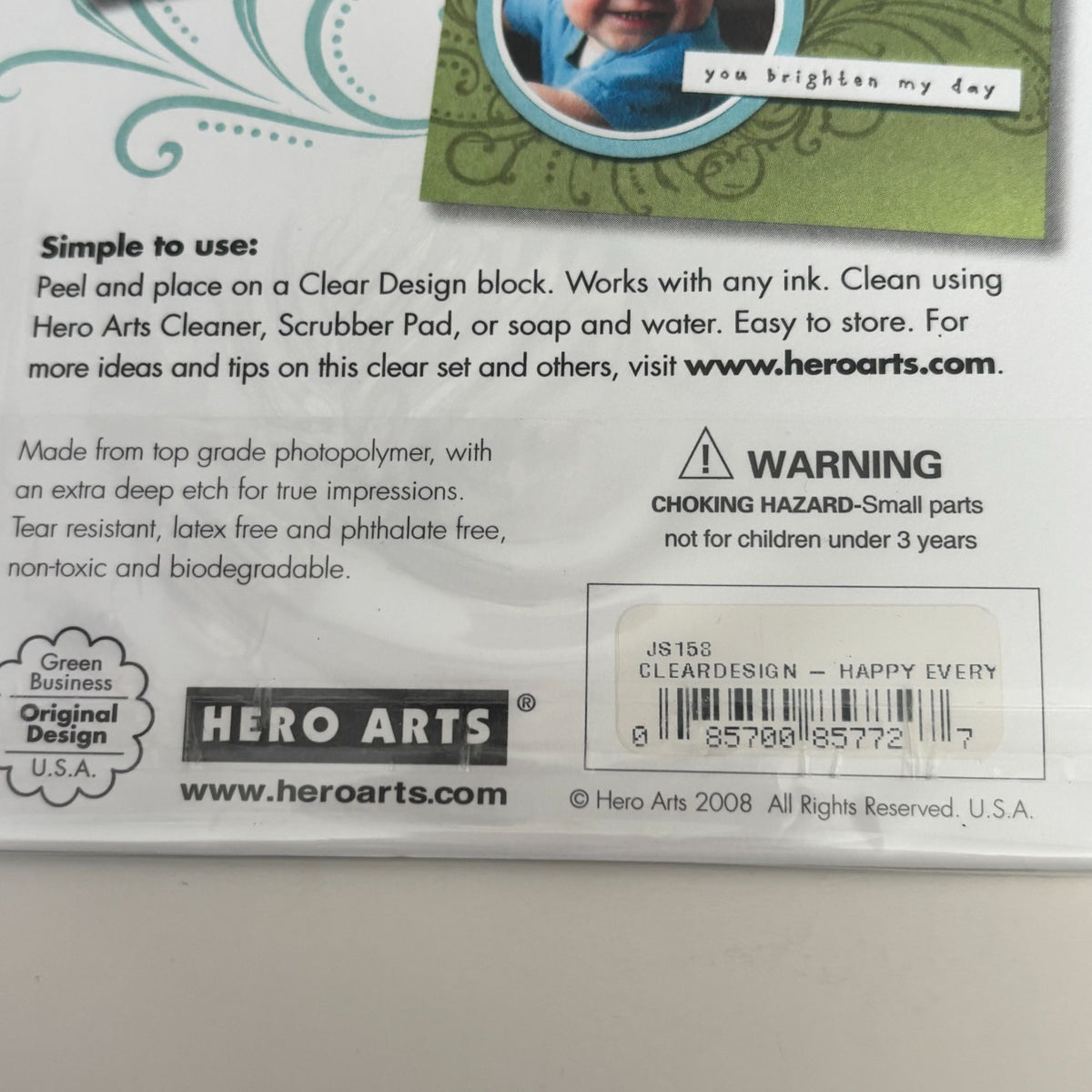 Hero Arts Clear Stamp Sets Friendship Card Making Sentiments Bird Here is a Hug