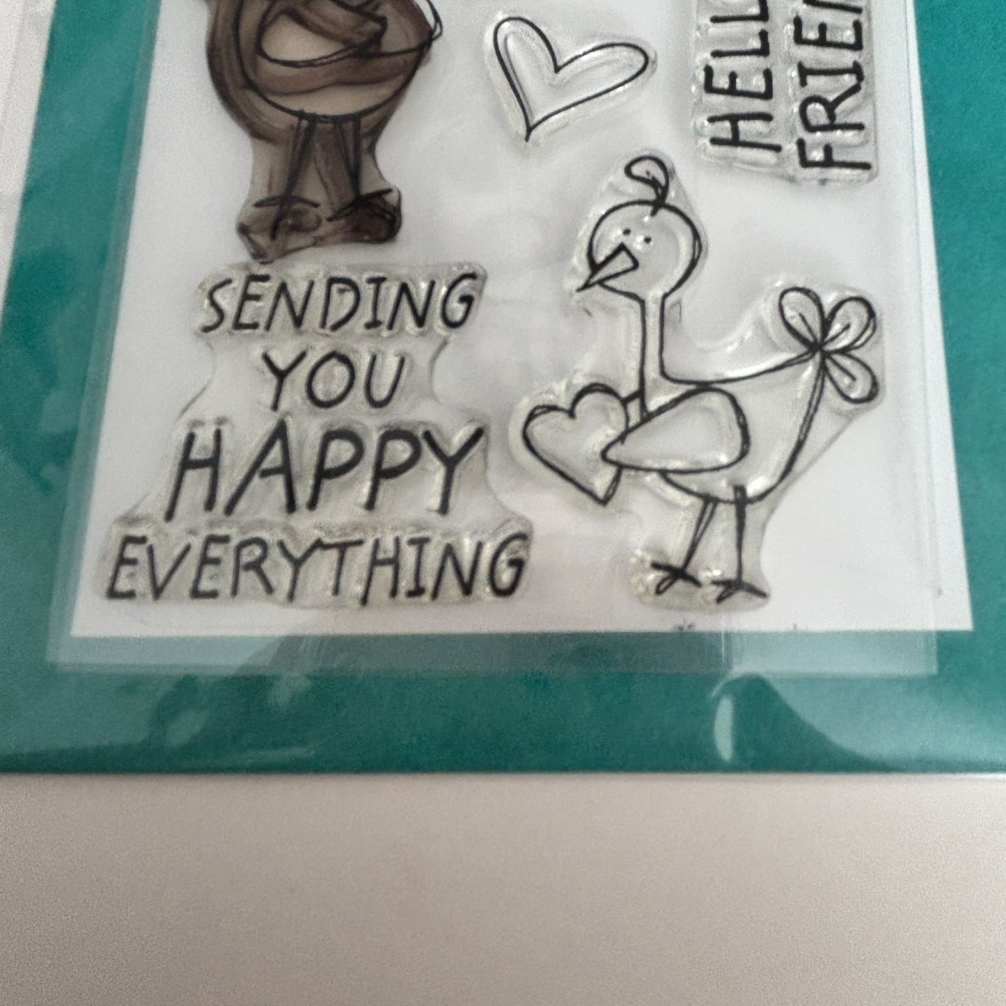 Hero Arts Clear Stamp Sets Friendship Card Making Sentiments Bird Here is a Hug