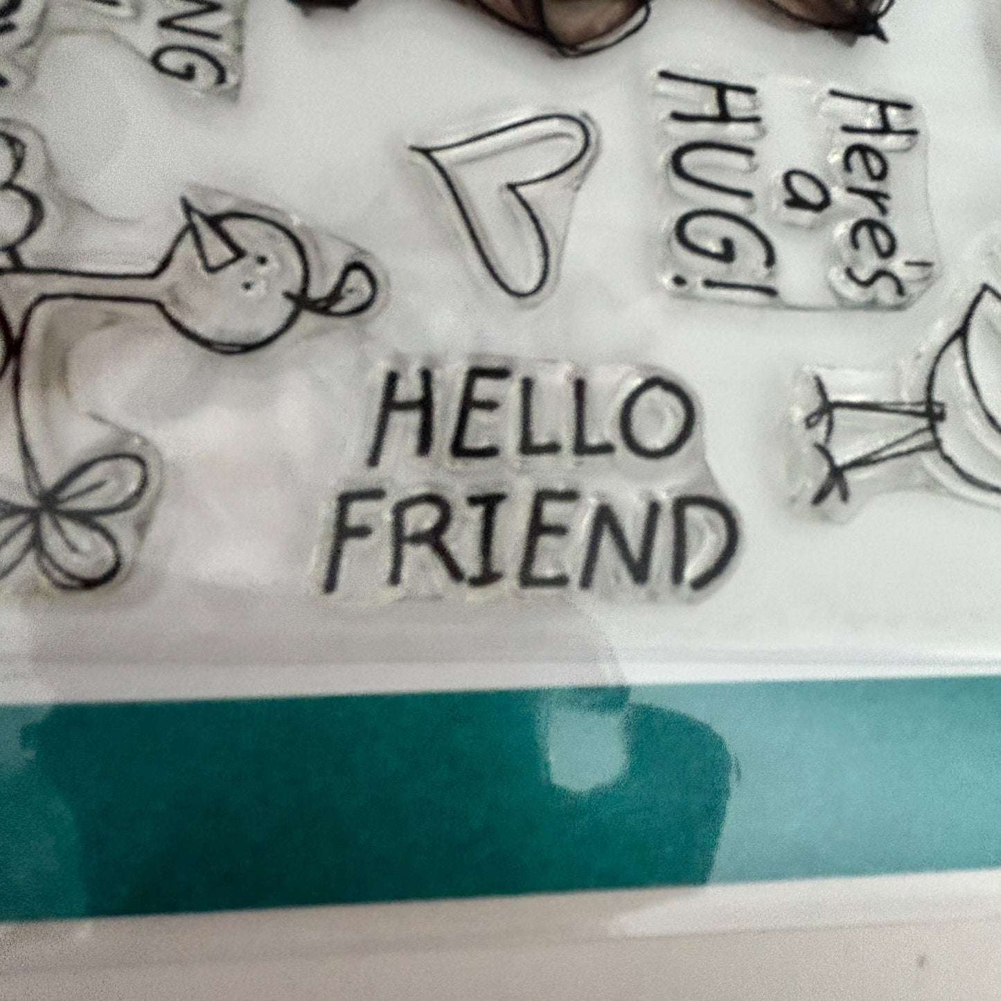 Hero Arts Clear Stamp Sets Friendship Card Making Sentiments Bird Here is a Hug