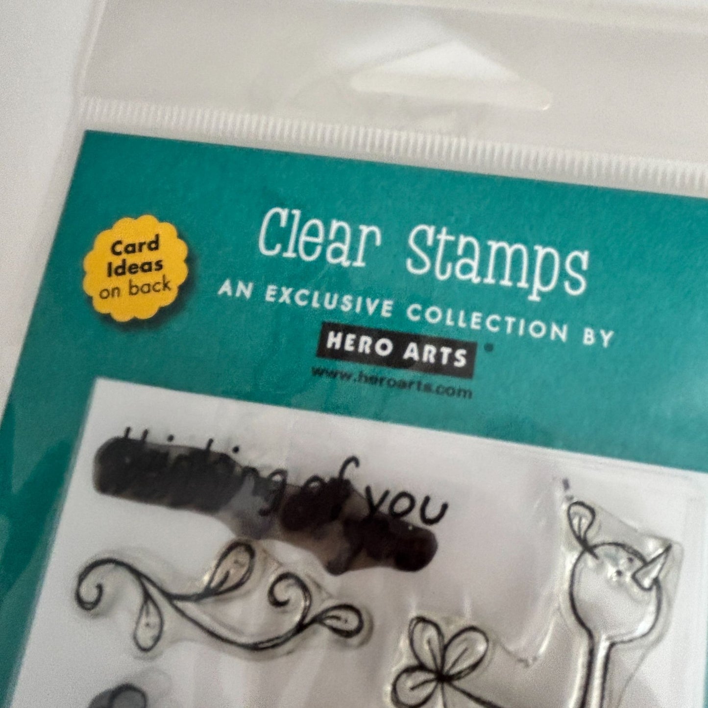 Hero Arts Clear Stamp Sets Friendship Card Making Sentiments Bird Here is a Hug