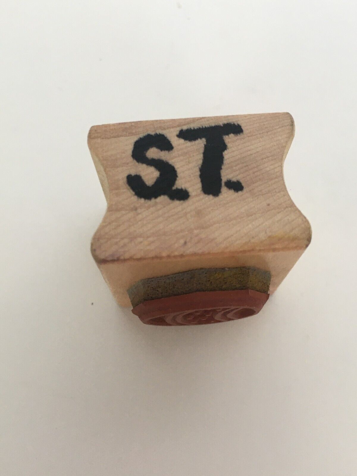 Great Impressions Easter Egg Rubber Stamp Wood Mounted Spring Small Tiny Border