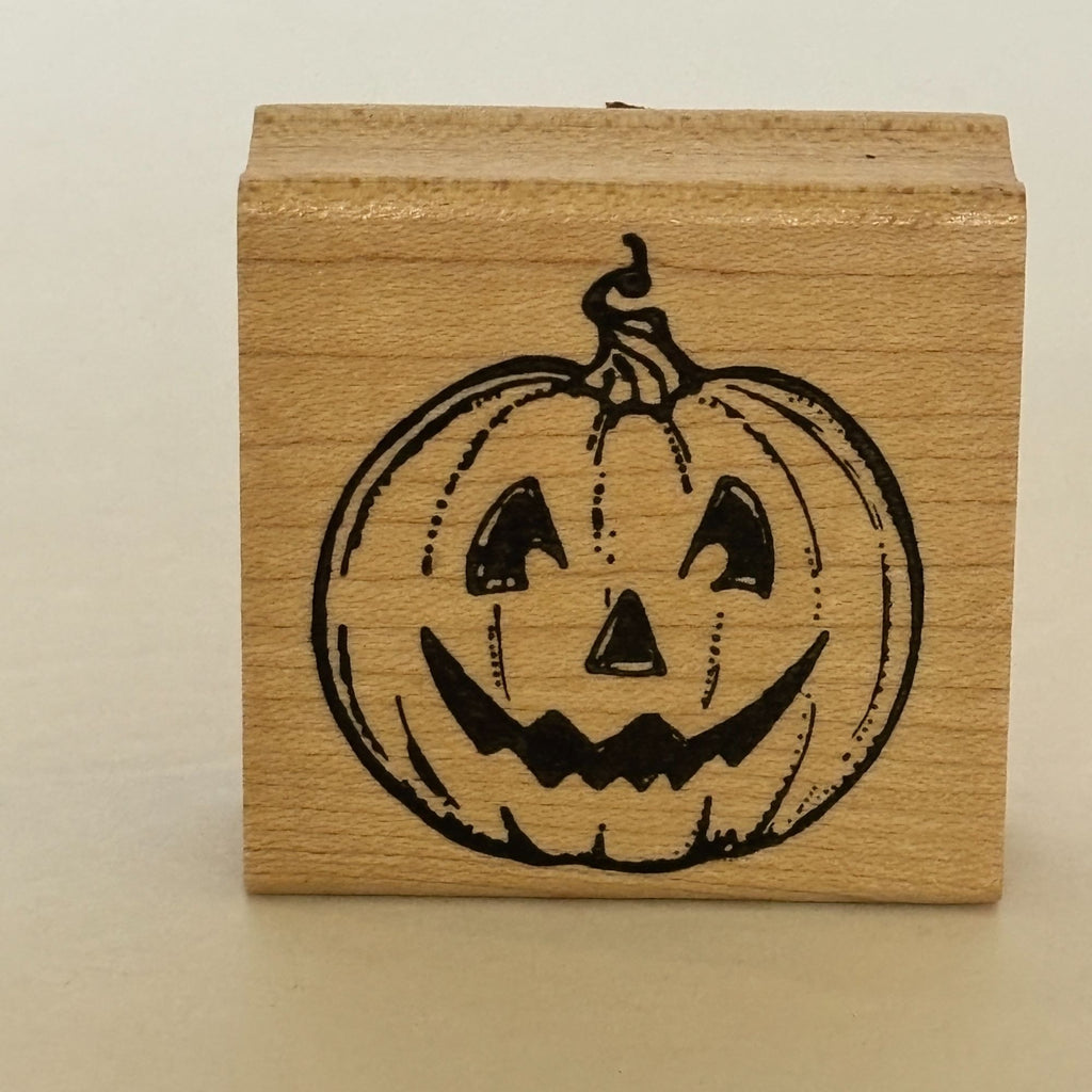 Northwoods Rubber Stamp Jack-O-Lantern Halloween Pumpkin Fall Card Making