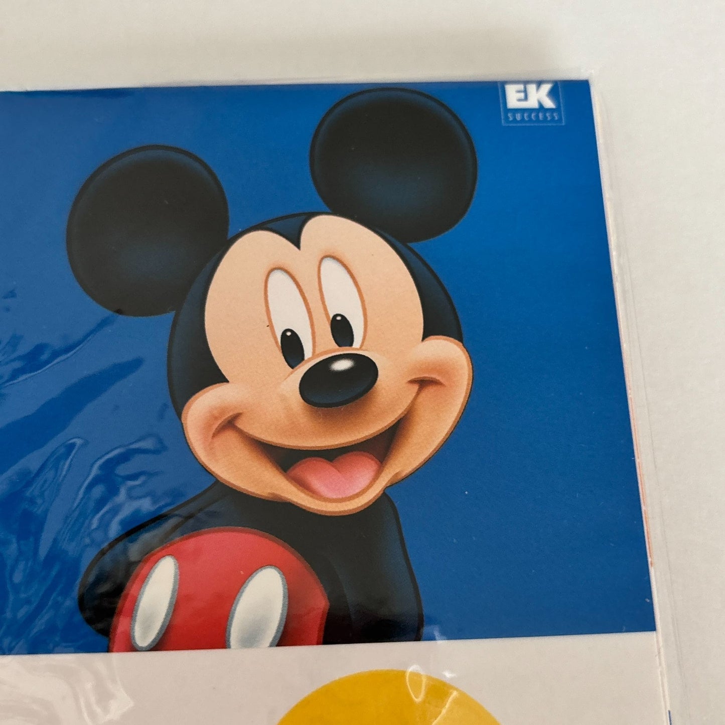 Disney 8x8 Scrapbook Paper Pack Mickey Mouse  EK Success Bright Color Craft Paper 10 Sheets
