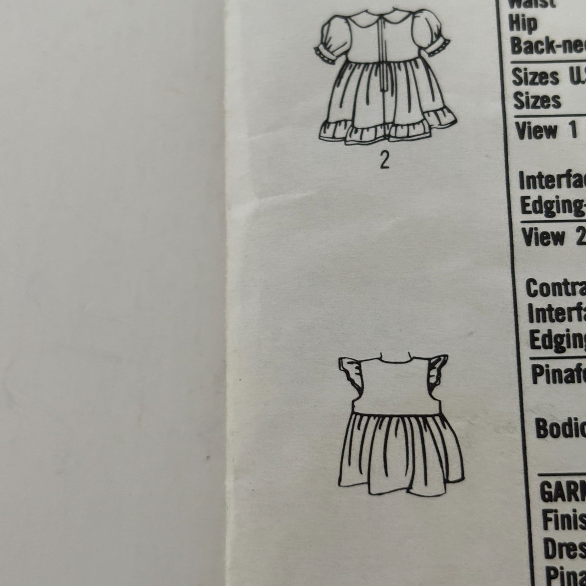 Simplicity Sewing Pattern 8021 Play Dress Pinafore Girls Long Sleeves 3 4 5 6 6x