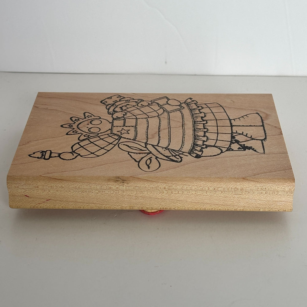 Finders Keepers Rubber Stamp Statue of Liberty Angel Folk Art Patriotic July 4th