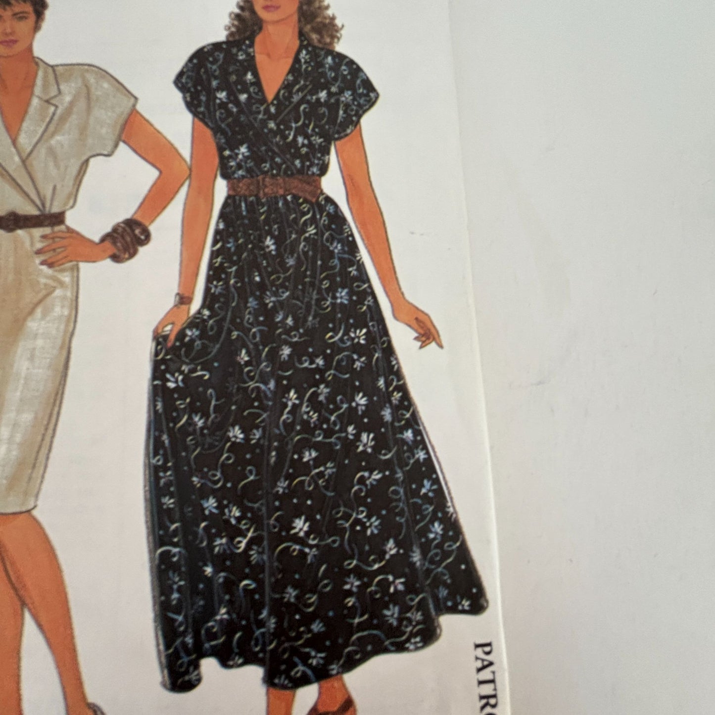 Simplicity Sewing Pattern 9663 Dress Mid-Calf Knee Length 1990s Fashion 10-20 UC