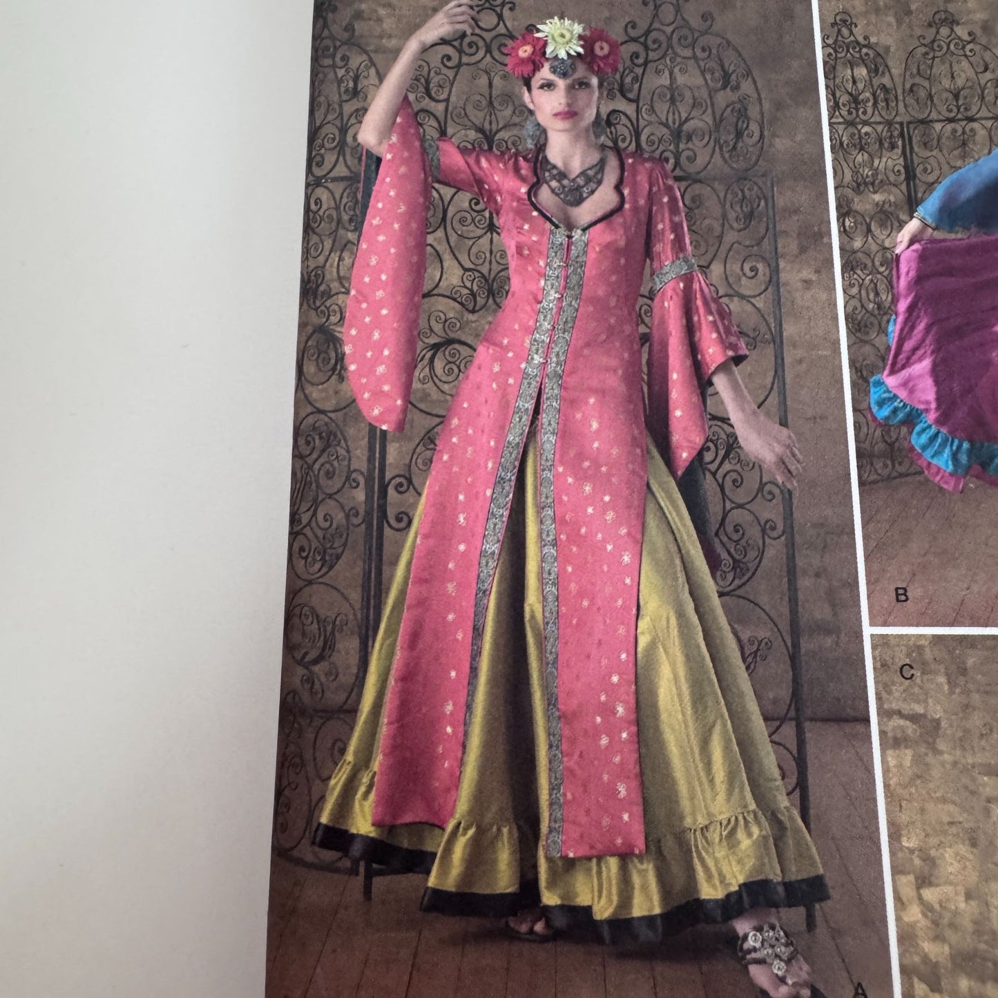 Simplicity Sewing Pattern 2159 Boho Belly Dance Costume Gypsy Dress 14-22 Uncut