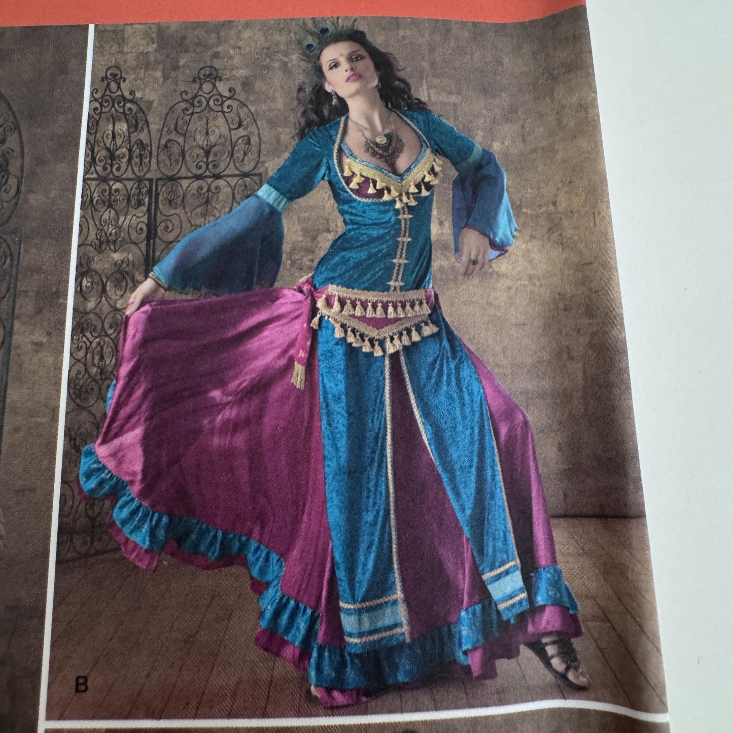 Simplicity Sewing Pattern 2159 Boho Belly Dance Costume Gypsy Dress 14-22 Uncut