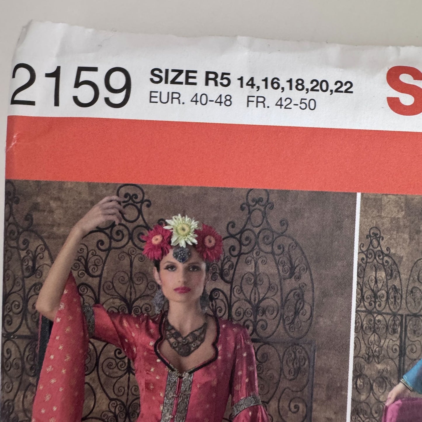 Simplicity Sewing Pattern 2159 Boho Belly Dance Costume Gypsy Dress 14-22 Uncut
