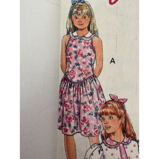 Butterick Sewing Pattern 5339 Girls Jacket Dress Jumpsuit 12-14 Easy 1990s Uncut