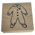 Northwoods Rubber Stamp Baby Clothing Pajamas Outfit Rubber Duck Card Making